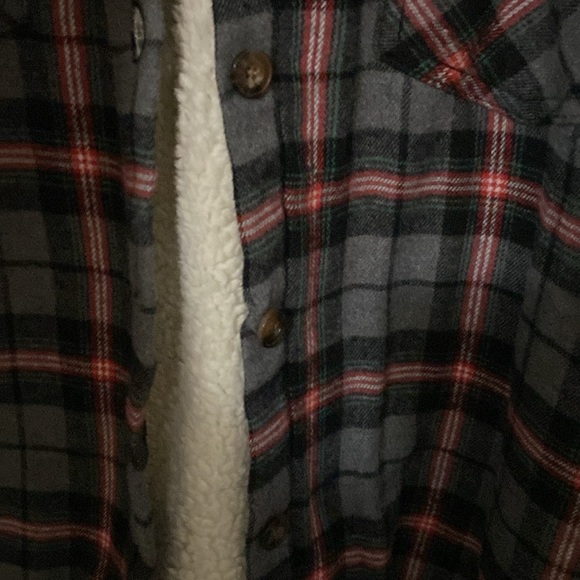XL button up lined flannel - Picture 3 of 5